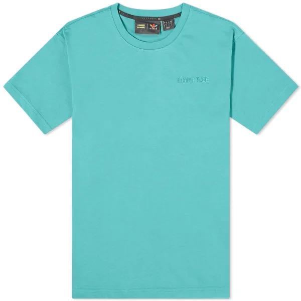 新品未使用 adidas × ファレル HUMAN RACE Tシャツ【M】定価11000円 HUMAN MADE アディダス Pharrell Williams 無地 ベーシック_画像5