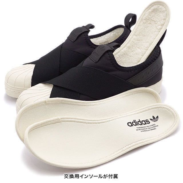 新品未使用 adidas スーパースター スリッポン【27cm】定価11000円 フリース スニーカー アディダス superstar super star SS SLIP-ON 66_画像9