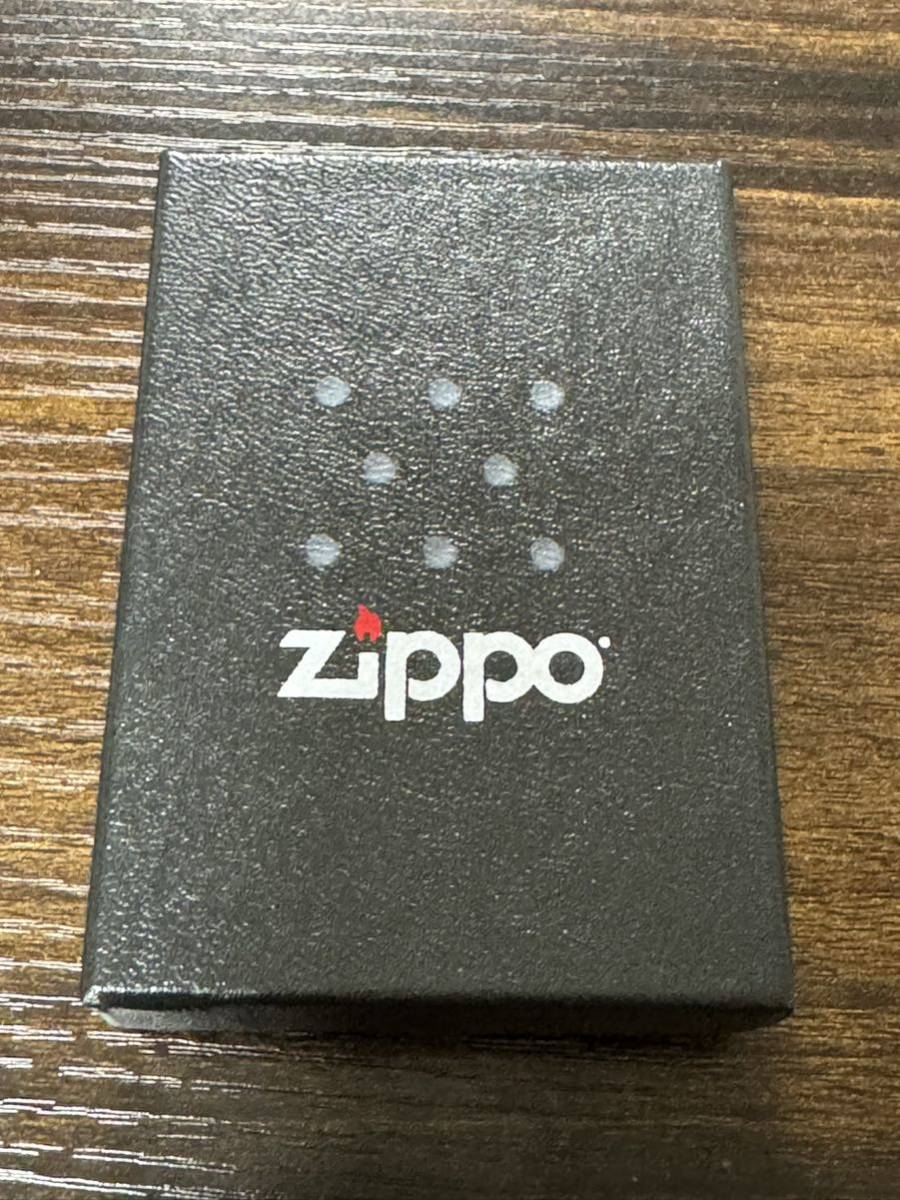 zippo ピース ブルーチタン Peace 限定品 年代物 2000年製 ゴールド刻印 たばこメーカー 懸賞品 PEACE BLUE TITAN ケース 保証書_画像9