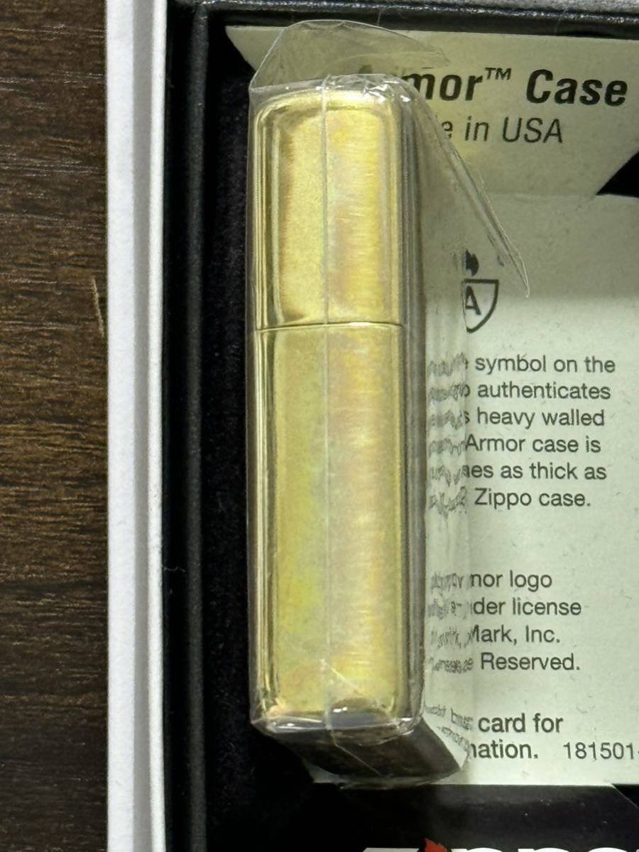 zippo Vivienne Westwood Armor Case 限定数 300個 ヴィヴィアンウエストウッド 2022年製 GOLD ゴールド シリアルナンバー NO.021/300_画像7