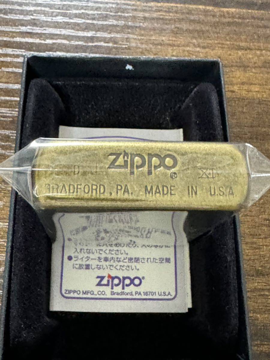 zippo ゴールド ヴィンテージ GOLD 特殊加工品 年代物 1995年製 AMERICAN CLASSIC デッドストック シルバーインナー 同年代 1995年製_画像2