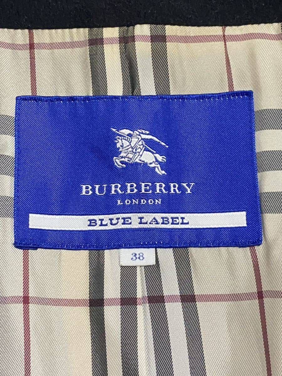 ★ BURBERRY BLUE LABEL コート アウター レディース 38サイズ バーバリー ブルーレーベル_画像4