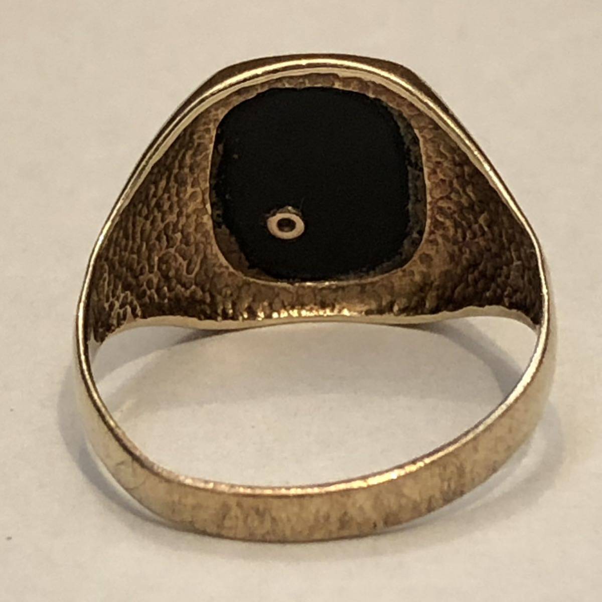  origin joke material antique Vintage PLAYBOY Play Boy Hermes Supreme Tiffany gold Gold onyx sig net ring ring 