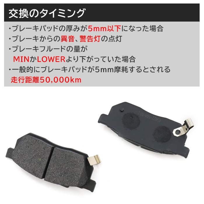 ホンダ フィット アリア DBA-GD6 フロント ブレーキパッド 前 左右 45022-S04-912 45022-SAA-000 互換品 1ヵ月保証_画像3