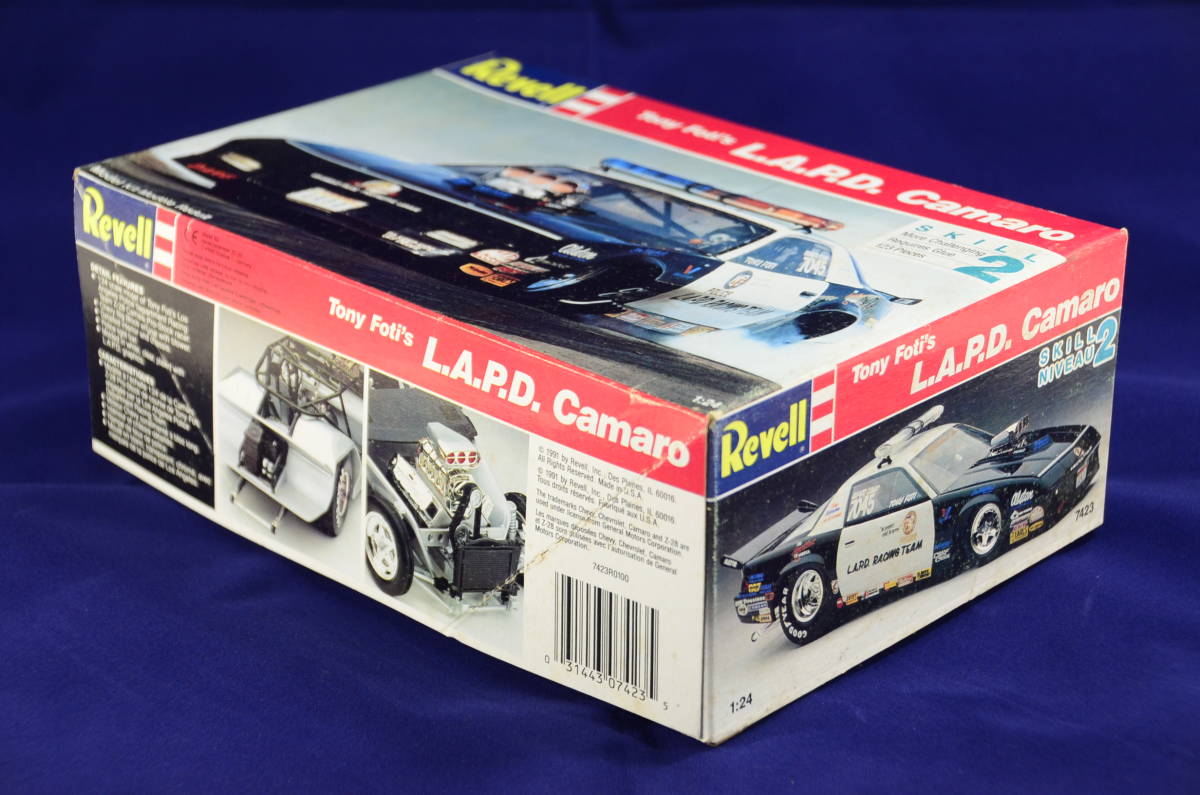 Revell1/25Castroi Funny Car(開封品）Revell1/25 L.Ａ.Ｐ.Ｄ Camaro（開封品）ジョンフォース、カマロファニーカー2台セットジャンク品_画像3