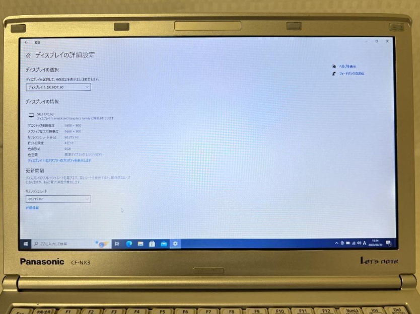 【11月タイムセール】2019 office認証済/動作確認済/Panasonic Let`s Note CF-NX3/i3-4th/SSD128/win10/HDMI/ＡＣアタブター_画像3