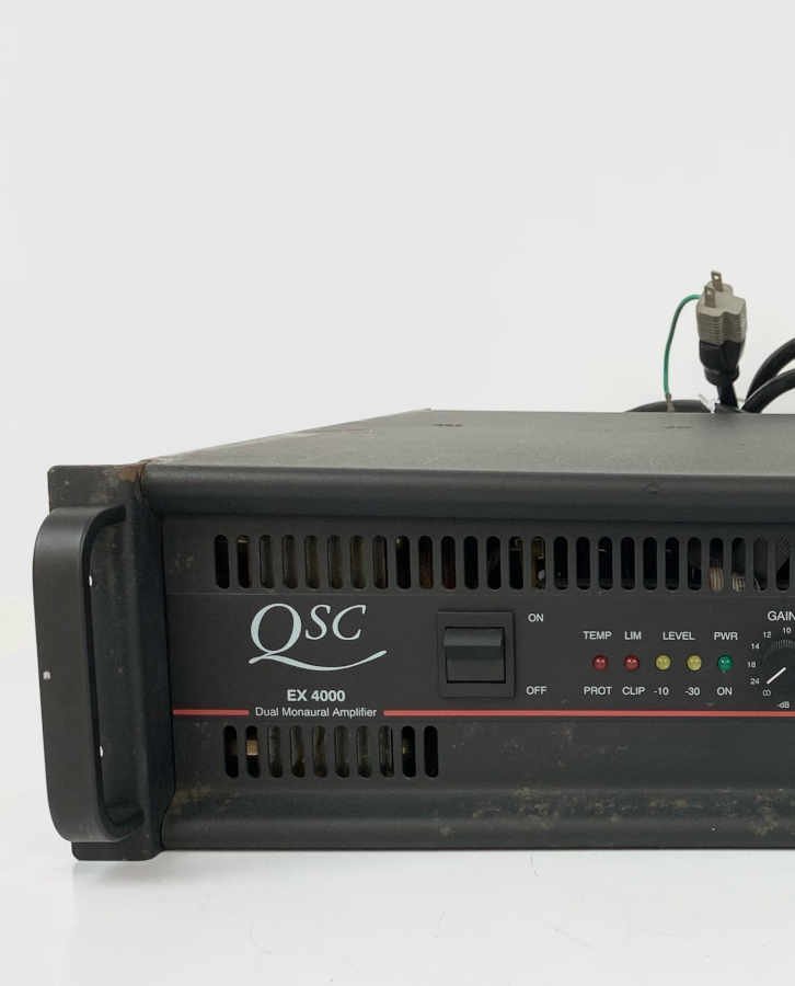 QSC EX4000 Dual Monaural アンプ パワーアンプ 難あり ※動作/状態説明あり ◆現状品【TB】【福岡】_画像2