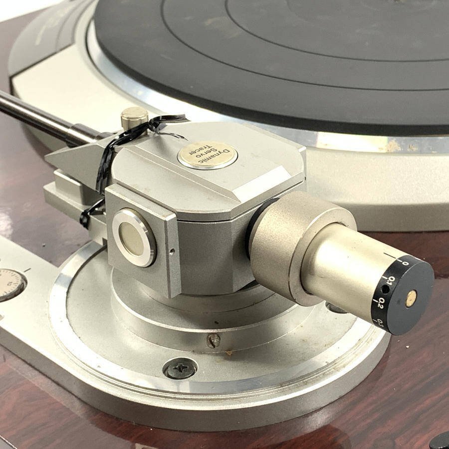 DENON デノン DP-67L レコードプレーヤー カートリッジ:audio-technica/AT32E MC EPアダプター付き◆現状品_画像5