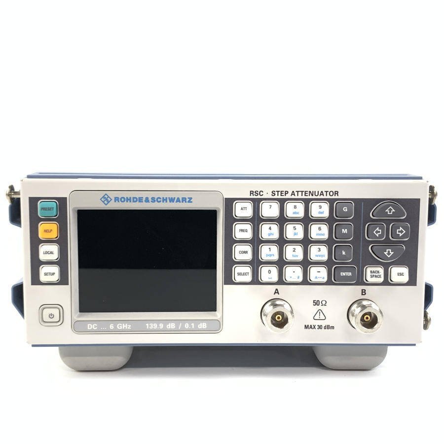 ROHDE&SCHWARZ ローデ・シュワルツ RSC・STEP ATTENUATOR ステップアッテネータ (DC-6GHz 0-139.9dB/0.1dB)＊現状品_画像1