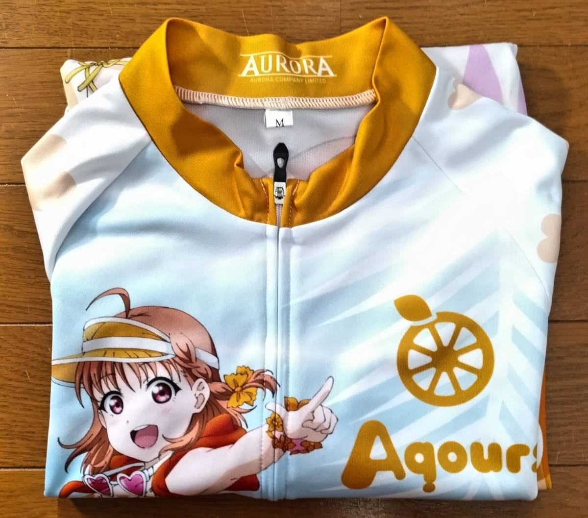 ラブライブ!サンシャイン!! サイクルジャージ 2022 高海千歌 Ver.(水着) Mサイズ 未使用品 Aqours スクフェス スクスタ サイクルウェア_画像9