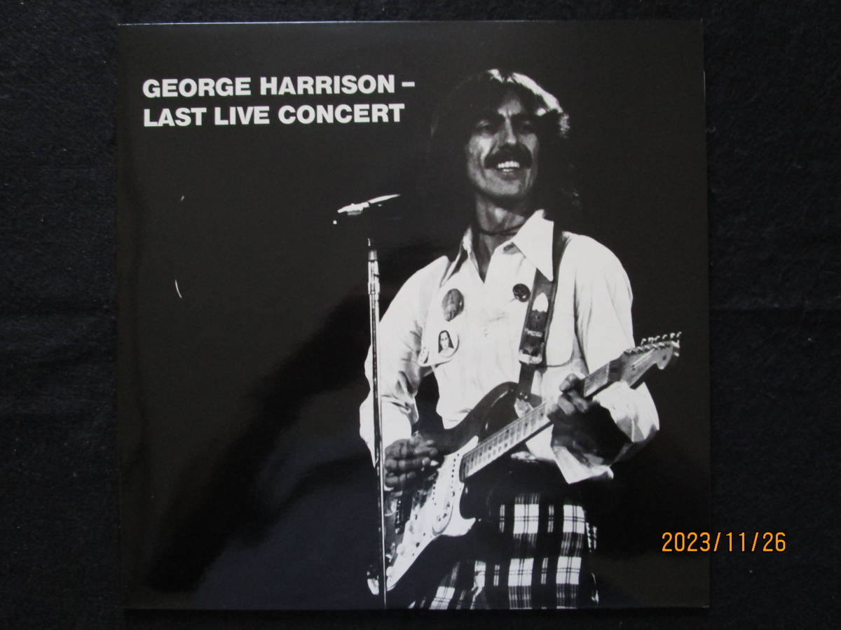 ビンテージ レア George Harrison ジョージハリソン LAST LIVE CONCERT New York Dec.22, 1974 Evening show レコード Wax LP Vinyl 未CD化の画像1