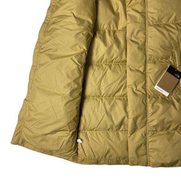 1円～!売切!【正規新品】THE NORTH FACE◆HYDRENALITE DOWN MID◆ダウンジャケット パーカー US限定 防寒 ミドル丈(XL)ベージュ 190122-150_画像7