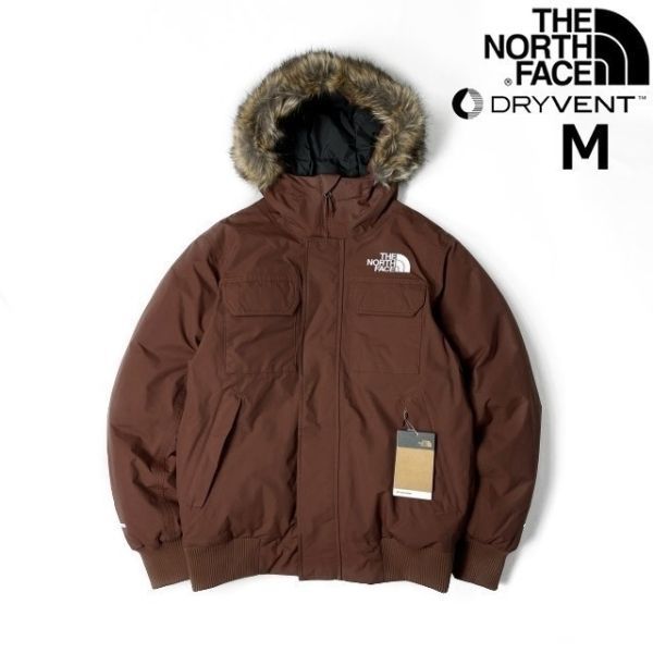 1円～!売切!【正規新品】THE NORTH FACE◆MCMURDO BOMBER JACKET マクマードボンバー ダウンジャケット US限定 新作 防寒(M)茶 190122-175_画像1