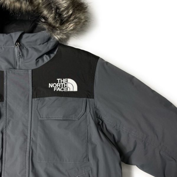 1円～!売切!【正規新品】THE NORTH FACE◆MCMURDO BOMBER JACKET マクマードボンバー ダウンジャケット US限定 防寒(M)グレー 190122-175_画像4