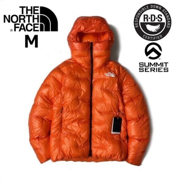 1円～!売切!【正規新品】THE NORTH FACE SUMMIT L6 CLOUD DOWN PARKA ダウンジャケット サミットシリーズ 高品質 US(M)オレンジ 190122-160_画像2