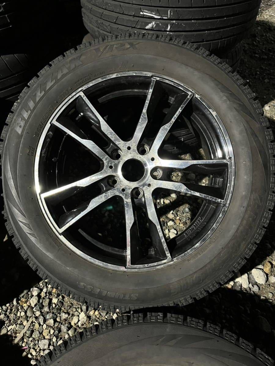 訳ありの為1円〜 ケレナーズ製 17インチホイールセット 225/55R17 ブリザックVRX 7J +54 PCD112 ミニクロスオーバー F60 BMWX1 X2 F48 F39_画像3