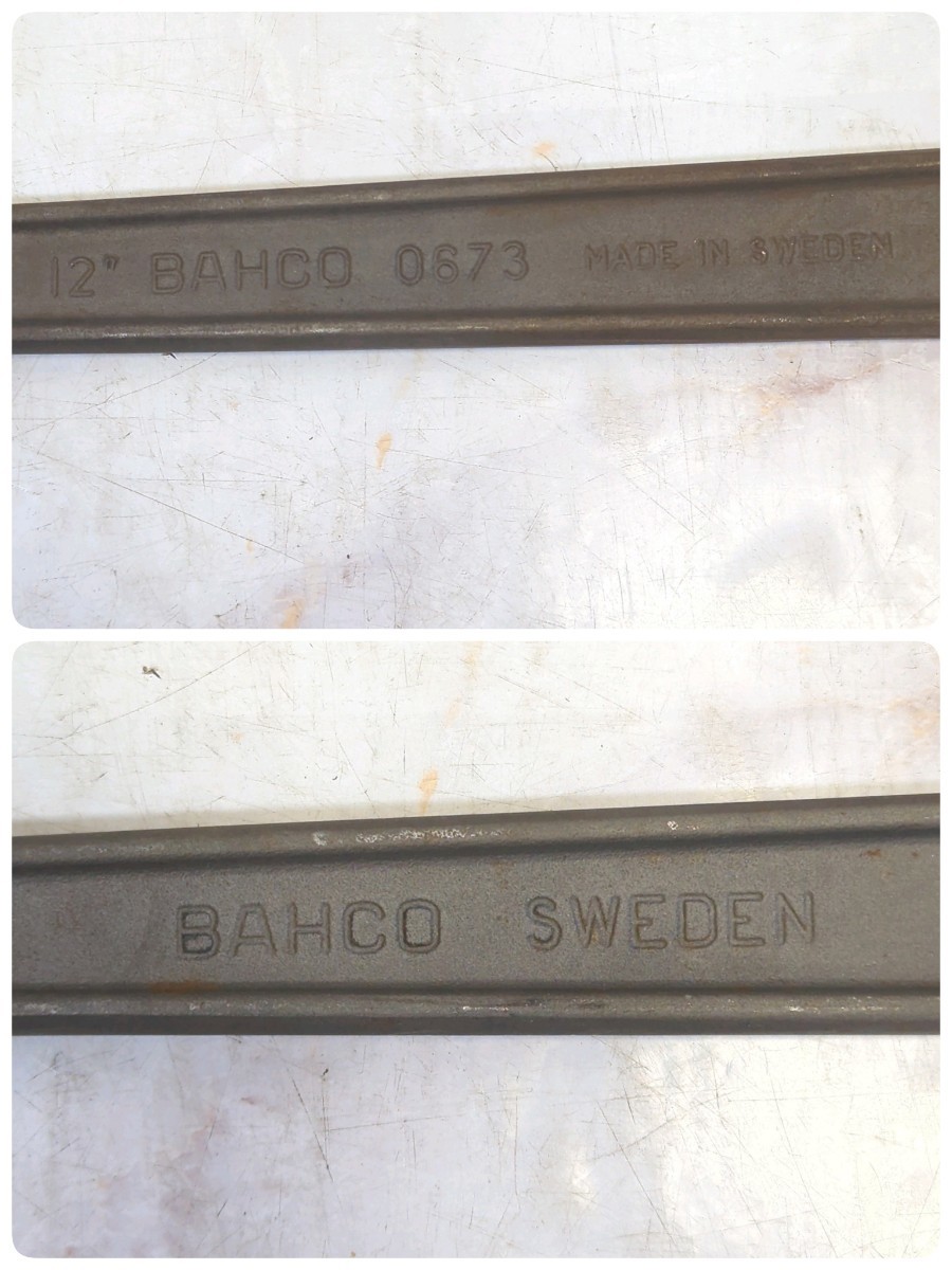 BAHCO バーコ モンキーレンチ 0673 スウェーデン製 工具 ハンドツール 整備工具 _画像3