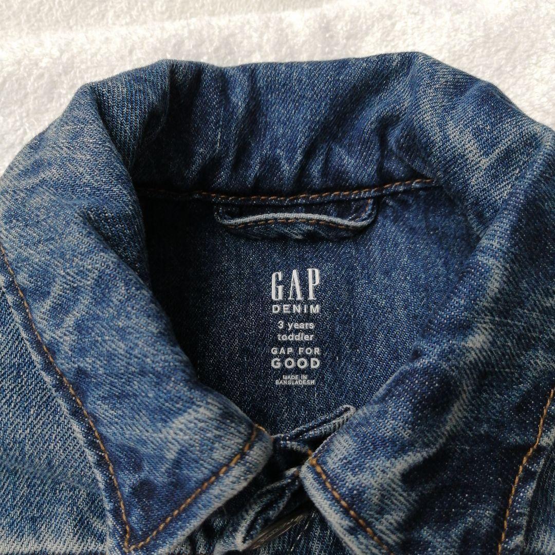 GAP 3years toddler デニムジャケット 100サイズ　USED_画像2