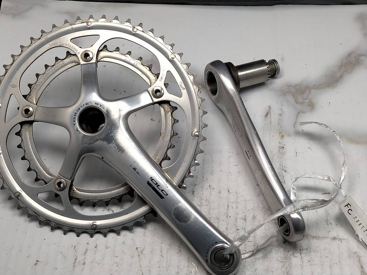 Campagnolo veloce silver 175mm 53 39t ultra tourque 　カンパニョーロ　ベローチェ　クランク FC230124C