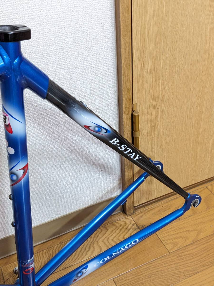 Colnago Active 2005 model 56cm アルミ　カーボンバック　フレームセット　BBなし FRA231122I_画像9