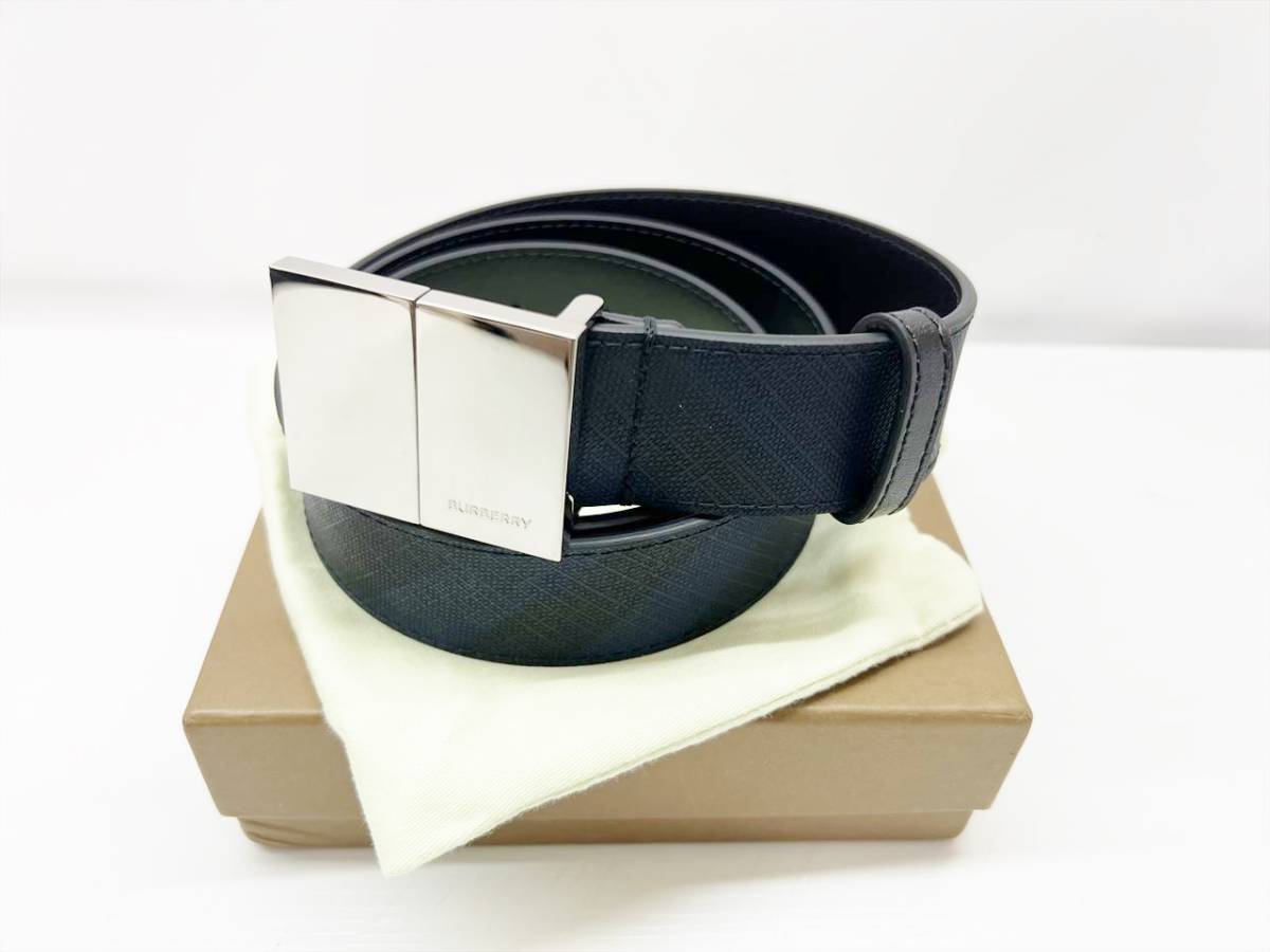 近年 美品 BURBERRY バーバリー PVC ロゴ チェック スクエア 近年 美品 BURBERRY バーバリー PVC ロゴ チェック スクエア
