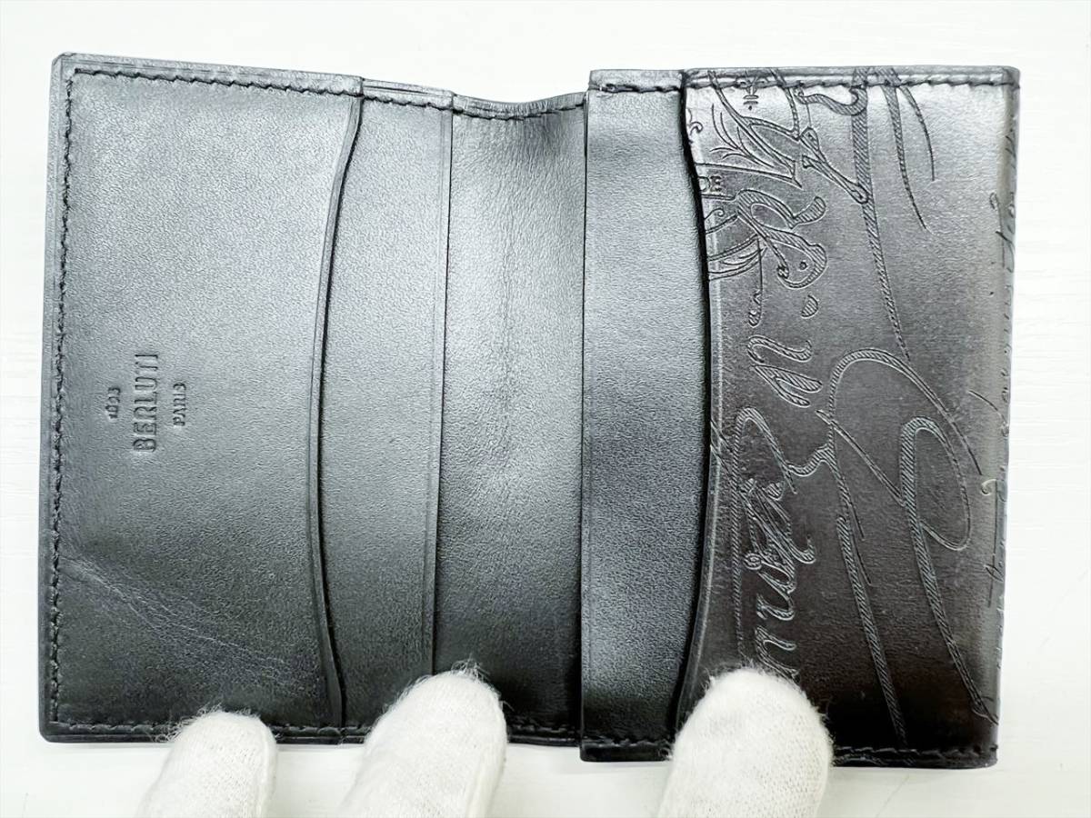 23年購入品 美品 Berluti ベルルッティ インブイア スクリットレザー