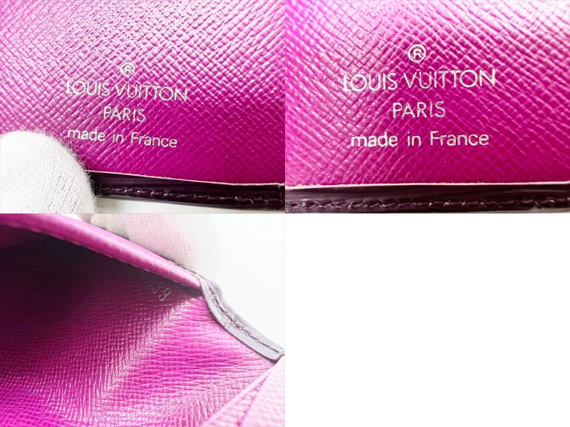 使用感なし　美品　Louis Vuitton　ルイヴィトン　エピ　オーガナイザードゥポッシュ　カードケース　名刺入れ　カシス　M6358K_画像8