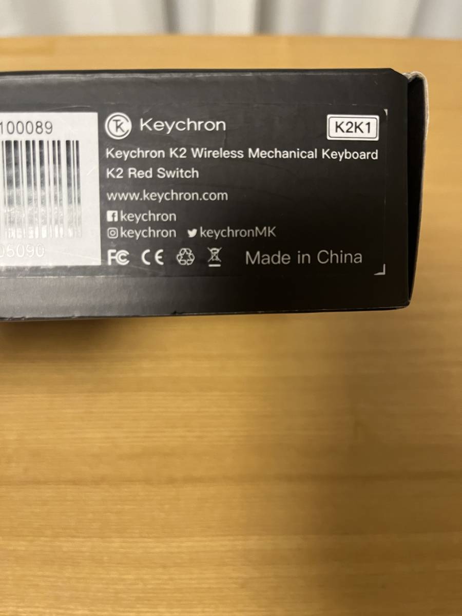 Keychron K2 ワイヤレスメカニカルキーボード(USB接続も可) 赤軸　US配列　バックライトなし(non-backlight) Mac Windows 中古_画像5