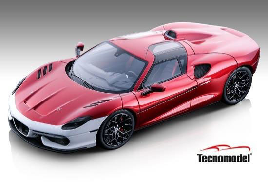 1/18 テクノモデル Tecnomodel : Touring Superleggera Arese RH95 : Matallic Red-Gloss White 2021 : TM18-268B : no.BBR・MR