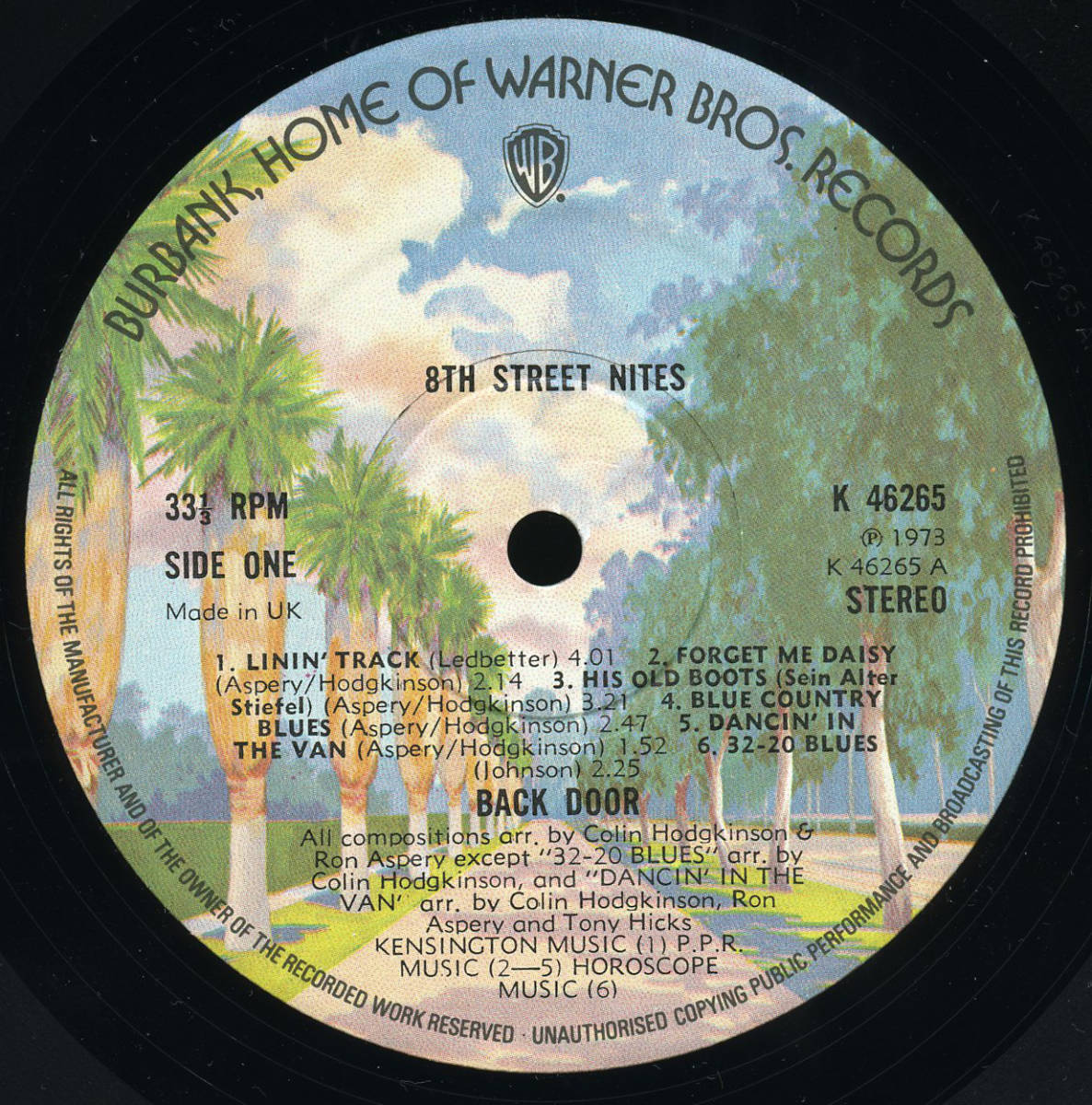 JAZZ, ROCK, BLUES LP：BACK DOOR／8TH STREET NITES_画像4