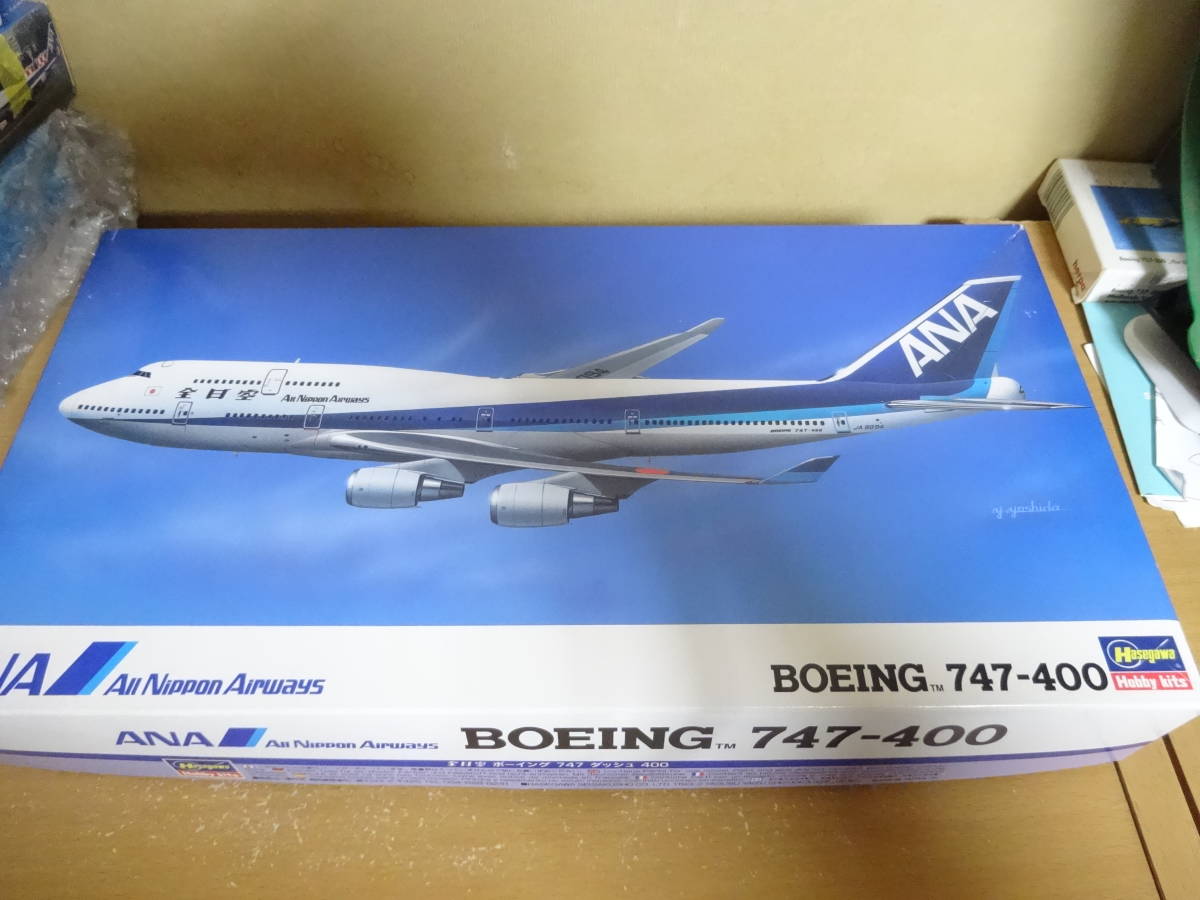 ハセガワ　1/200　ANA　全日空　747-400_画像1