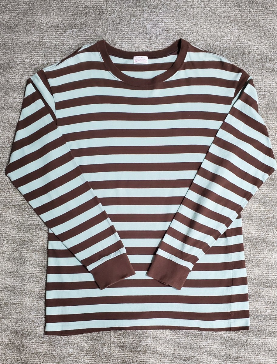 Timeworn ブッチャープロダクツ ATLAST ボーダーTシャツ 40-