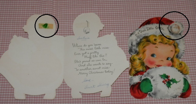 ビンテージラバードール・グリーティングカード　クリスマス　女の子　男の子　アニマル　ベア　キティ他色々２４枚セット_画像6