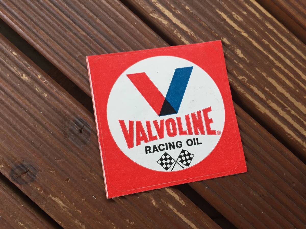 【70's VALVOLINE ステッカー】バルボリン オイル_画像1