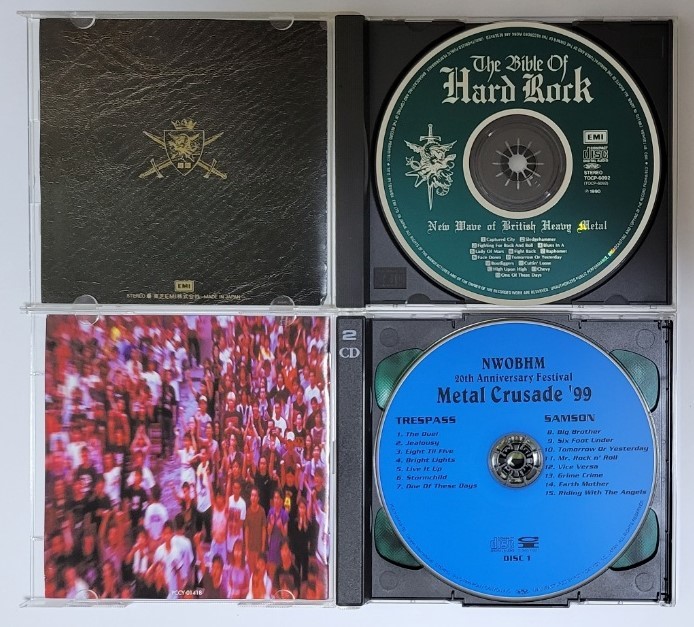 NWOBHM CD 2枚 ハード・ロック教典 1990 メタル・クルセイド'99 METAL CRUSADE PRAYING MANTIS TANK SAMSON TRESPASS LIVE N.W.O.B.H.M_画像3