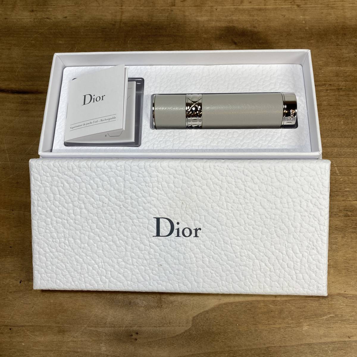 Dior * atomizer gray unused Christian Dior perfume [2309knk]