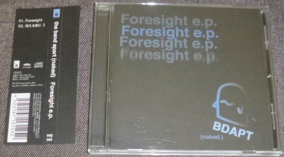 the band apart(naked)／Foresight e.p.(MAXI CD_画像1