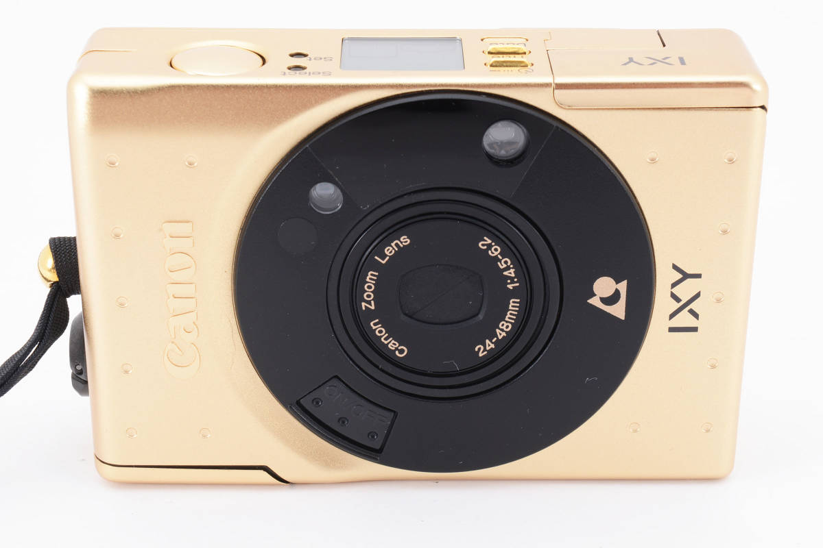 ★外観極美品 希少品★キャノン Canon IXY ゴールド 60周年記念 Limited Version 24-48mm F4.5-6.2 ケース、付属品付き コンパクトカメラの画像2