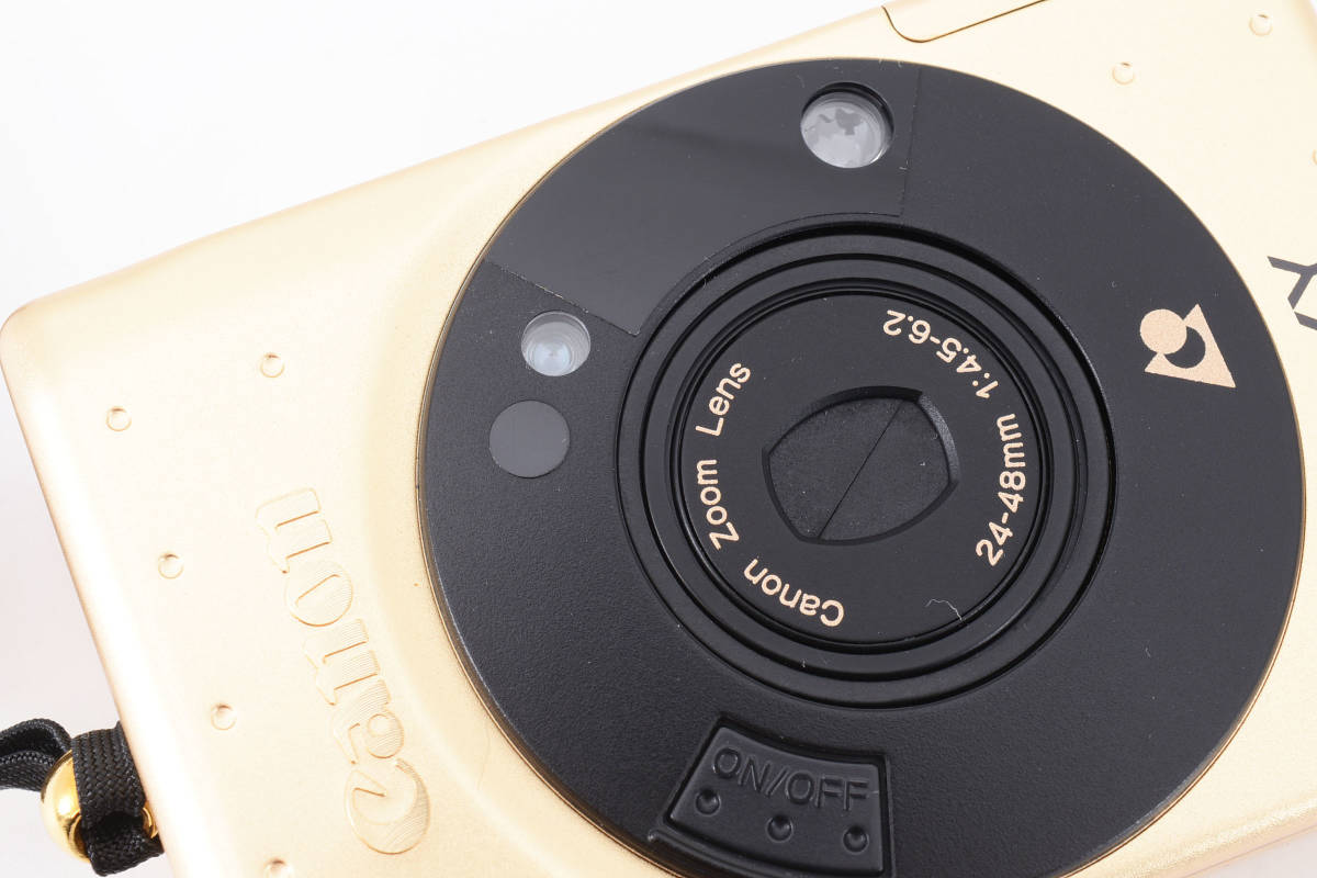 ★外観極美品 希少品★キャノン Canon IXY ゴールド 60周年記念 Limited Version 24-48mm F4.5-6.2 ケース、付属品付き コンパクトカメラの画像7