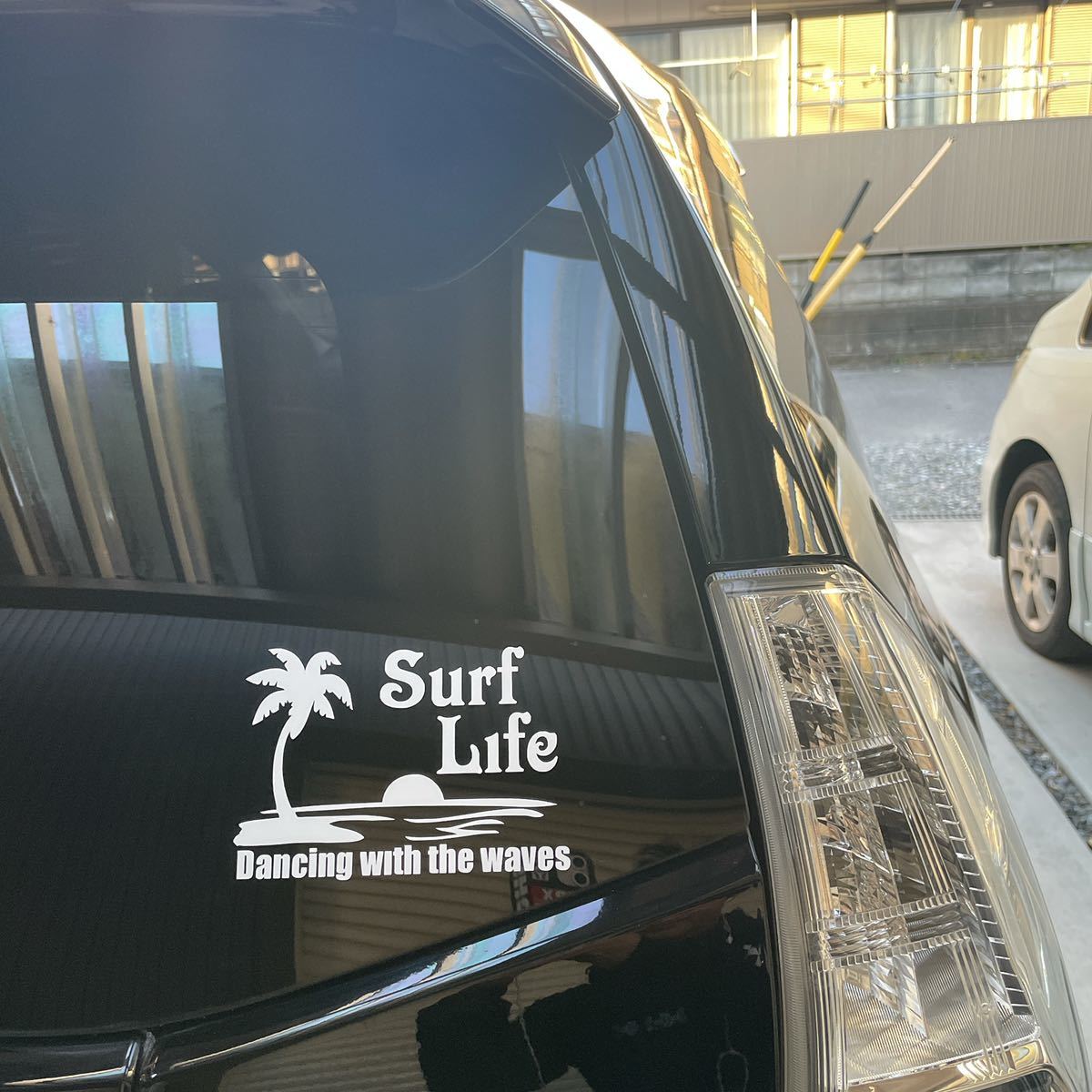 Surf Lifeステッカー！サーファー サーフィン ハワイアン 南国 夕日 湘南 カッティングステッカー ハワイ グアム 波乗り 茅ヶ崎の画像6