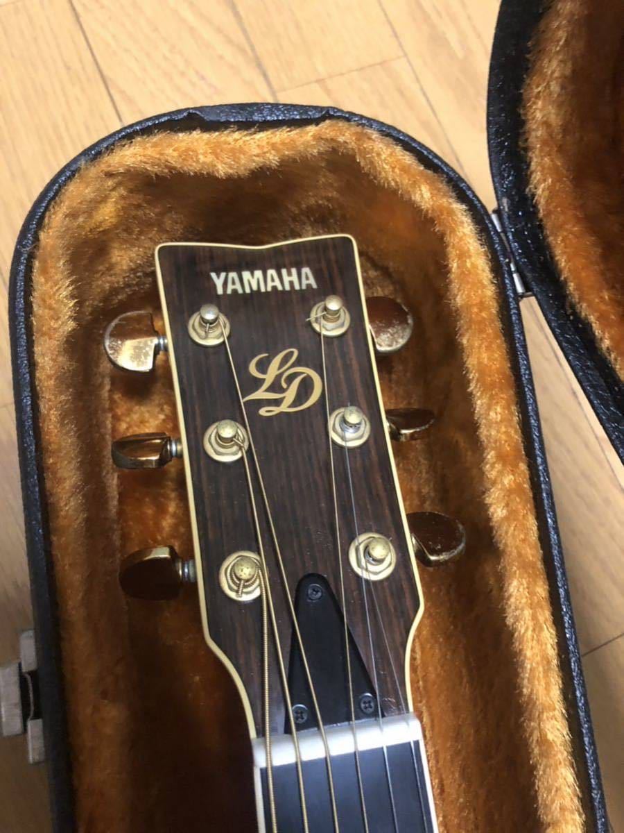 YAMAHA ヤマハ1990年代製LD20アコースティックギター ハードケース付 _画像8