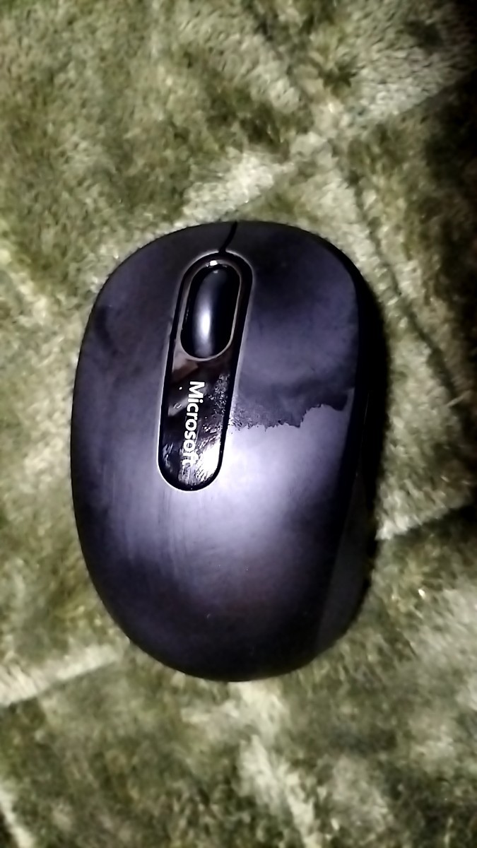 Microsoft Bluetooth Mobile Mouse 3600 A1730 Bluetoothマウス　パソコン周辺機器_画像1