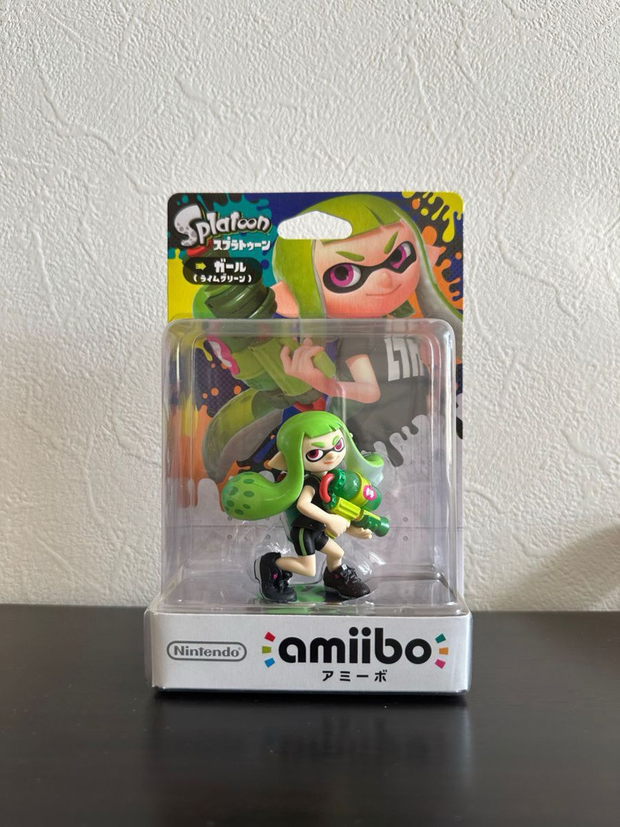 スプラトゥーンamiibo amiibo アミーボ ガール ライムグリーン