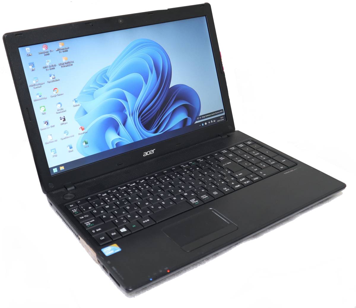 ハイスペック！★acer TMP453M core i5 メモリ8GB 新品SSD240GB 最新Win11ver23H2　 15.6インチ カメラ office2021　bluetooth★ 管1572_画像3