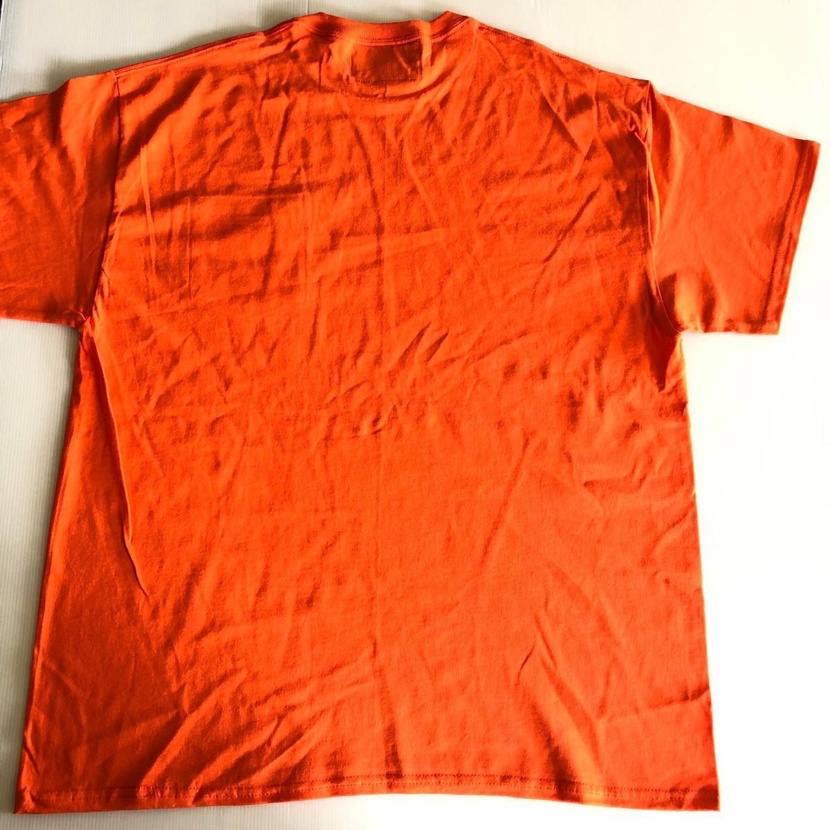 ◎【SUPERMAX HARDWARE】size:Ｌ ポケットTシャツ Orange スーパーマックス ステッカー付/ロサンゼルス hardcore チカーノ Lowrider_画像7