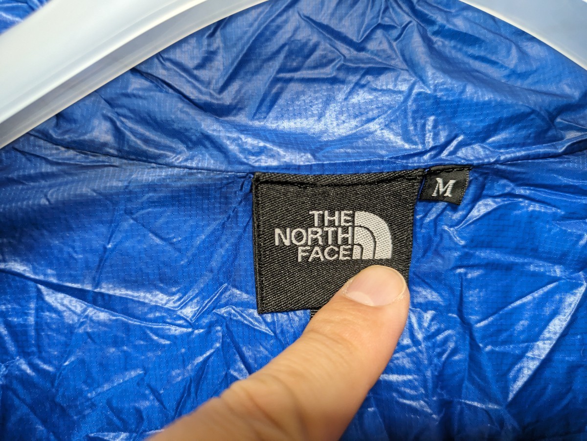 【中古】【THE NORTH FACE 】レッドポイントライトジャケット　メンズ　Ｍサイズ　ブルー　ダウンジャケット　レッドポイント_画像5