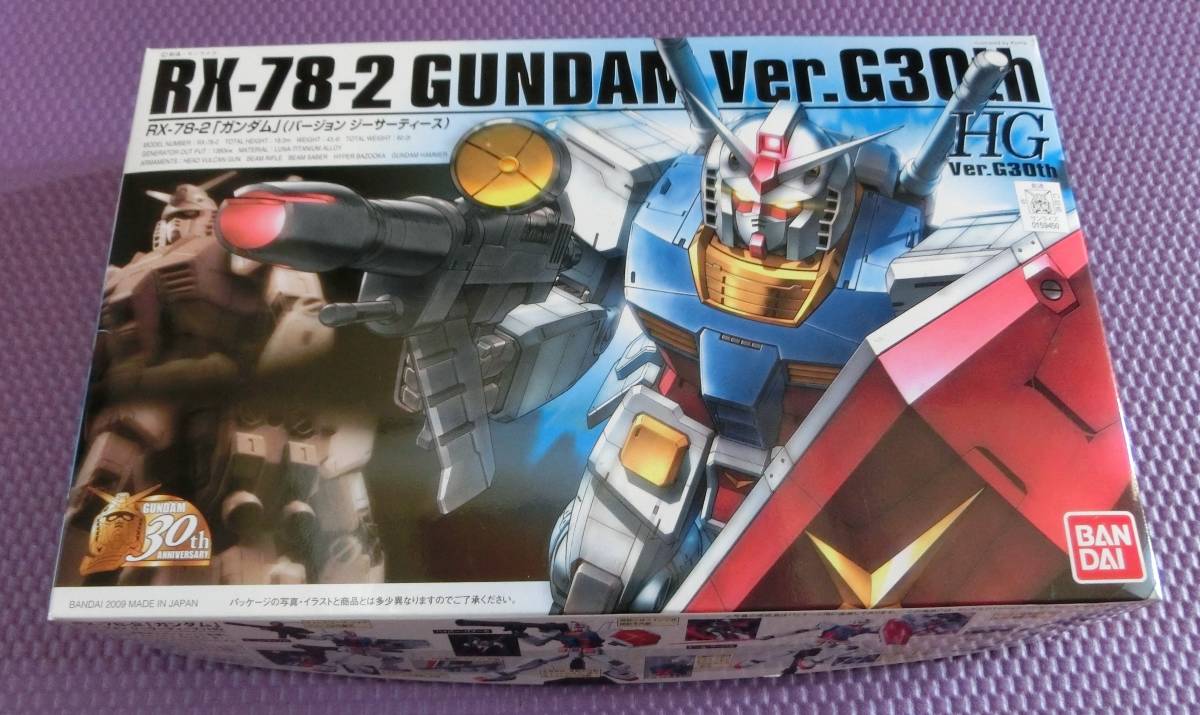 プラモデル 機動戦士ガンダム HG RX-78-2 GUNDAM Ver.30th/HG AMX-004 QUBELEY キュベレイ/FG RX-78-2 GUNDAM_画像2