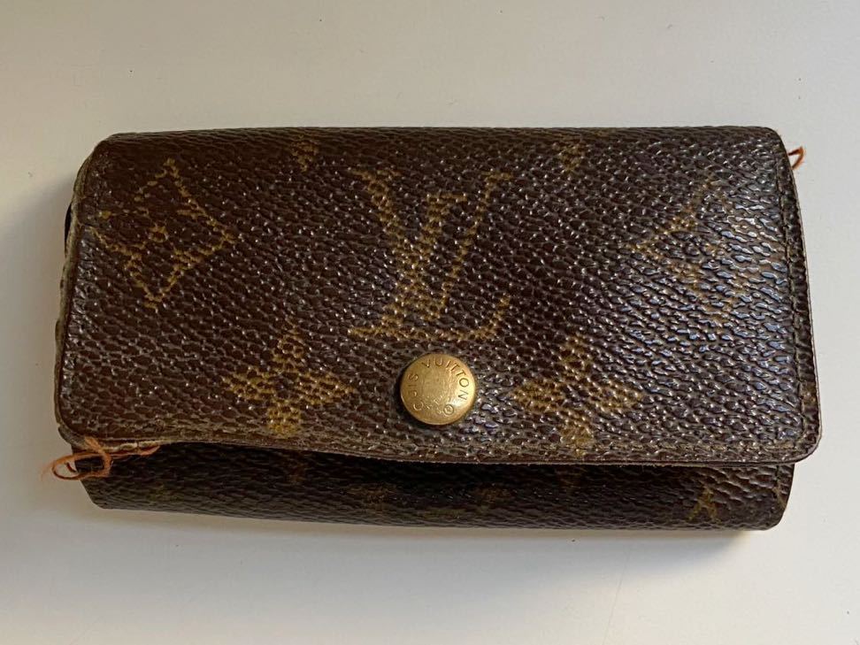 B3K047◆ ルイ ヴィトン LOUIS VUITTON モノグラム ミュルティクレ4 4連キーケース_画像1