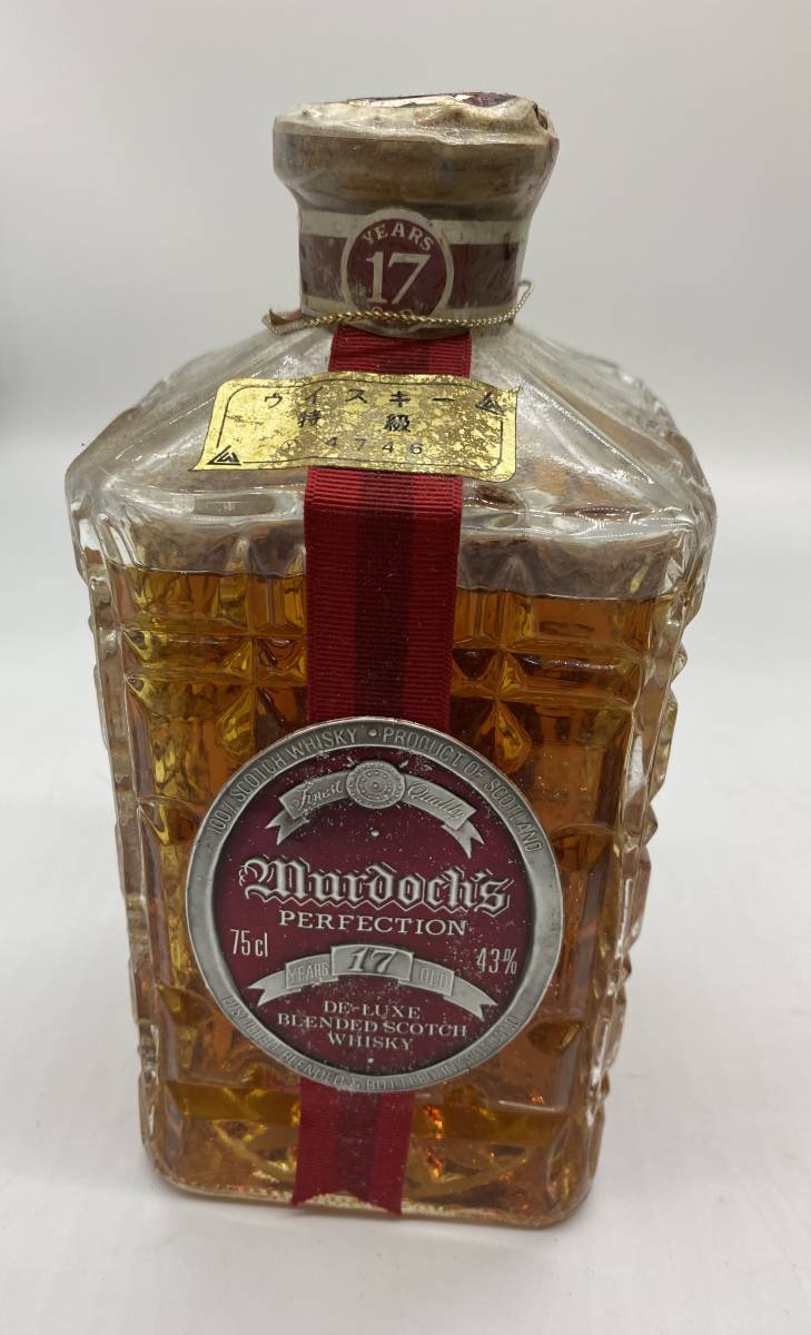 未開栓　Murdoch's PERFECTION マードックス パーフェクション 17年 デラックス ブレンデッド スコッチ ウイスキー 750ml 43%　長期保管品_画像3