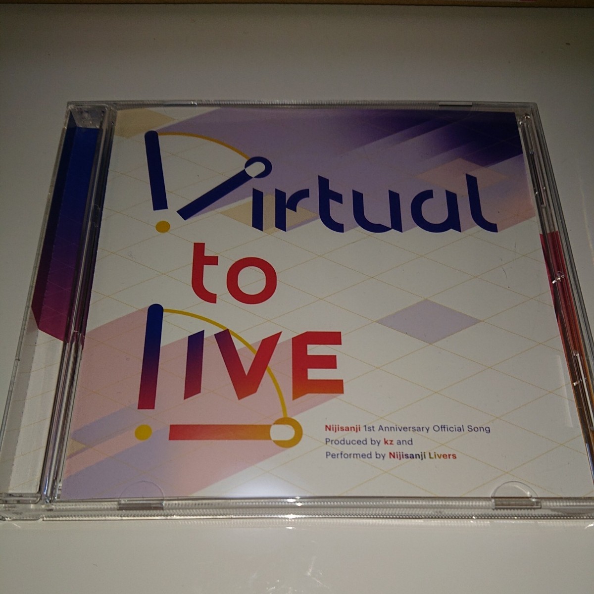 登場! コミケ CD / Live to Virtual にじさんじ 公式 帯 ステッカー 